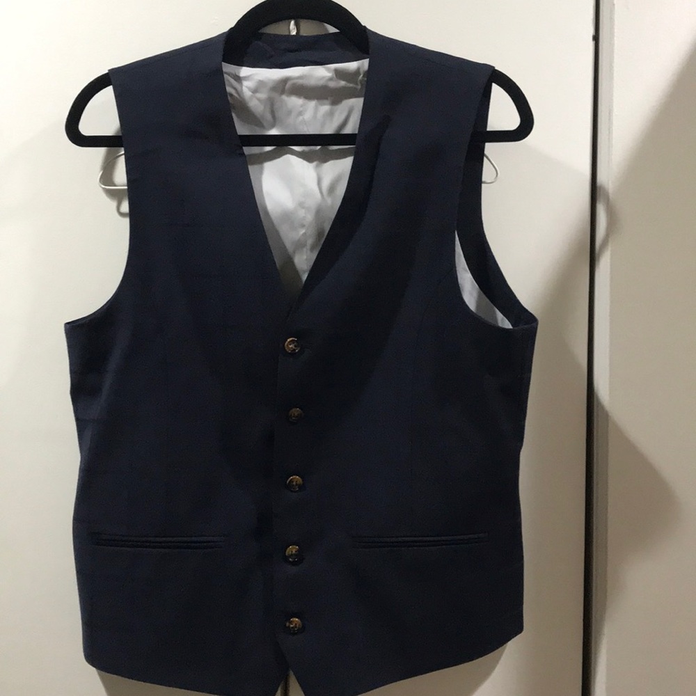 Beatiful formal navy vest.